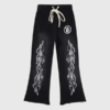 Hellstar Merch Flame Black Sweatpants