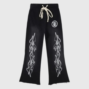 Hellstar Merch Flame Black Sweatpants