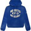 Hellstar Merch No Guts Blue Hoodie
