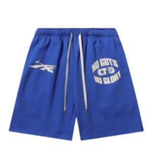 Hellstar Merch No Guts Blue Shorts