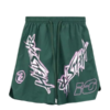 Hellstar Merch Green Nylon Shorts