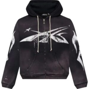Hellstar Merch Spiderweb In Black Hoodie
