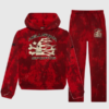 Hellstar Merch Red Dye Skull Tracksuit