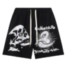 Hellstar Merch Branded Black Shorts