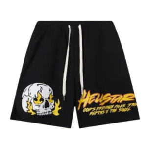 Hellstar Merch Studios Black Shorts